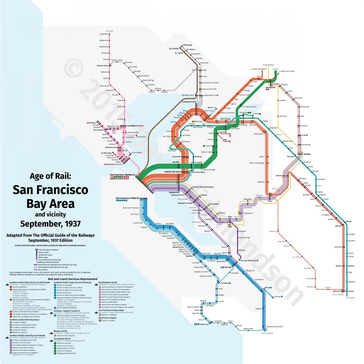 San Fran Zug Karte