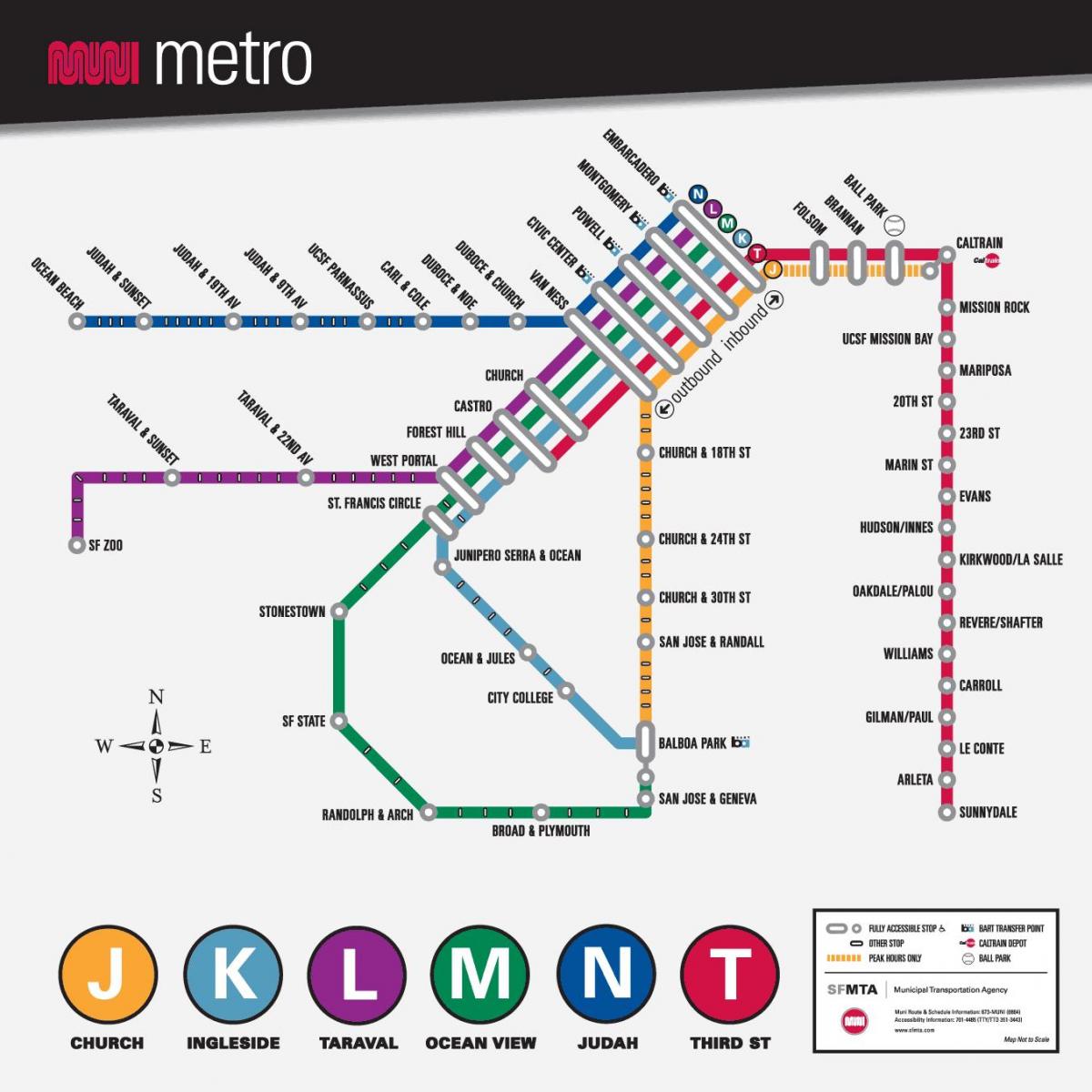 muni U-Bahn-Karte