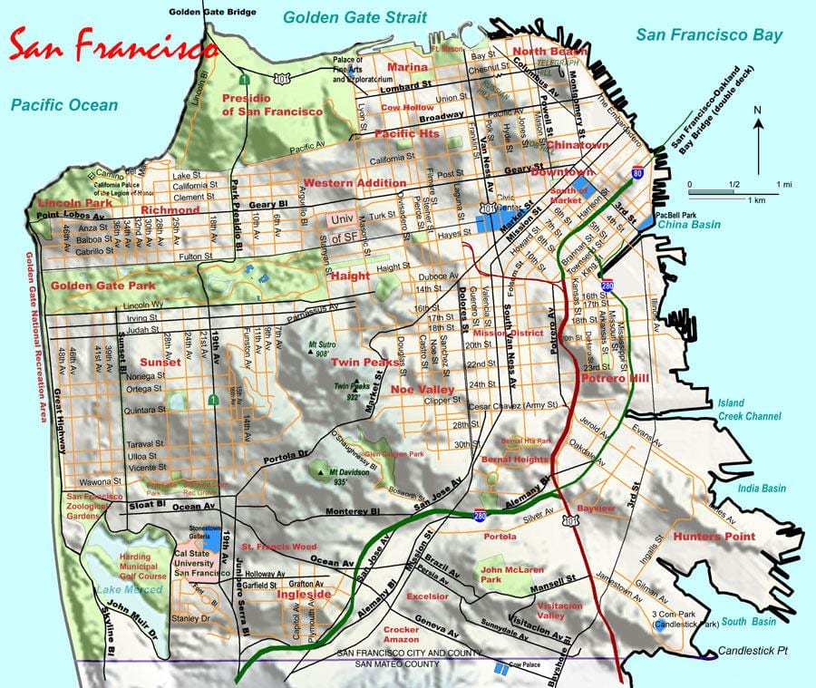ap San Francisco Höhe