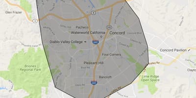 Karte prüfen Sie bitte, bay area