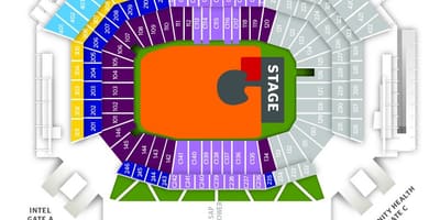 Levi ' s stadium suite Landkarte