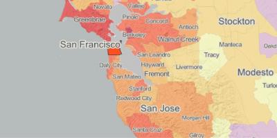 Karte von mapp-San Francisco
