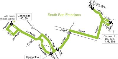 Karte von San Francisco Grundschulen