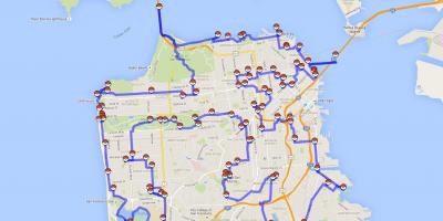 Karte von San Francisco pokemon